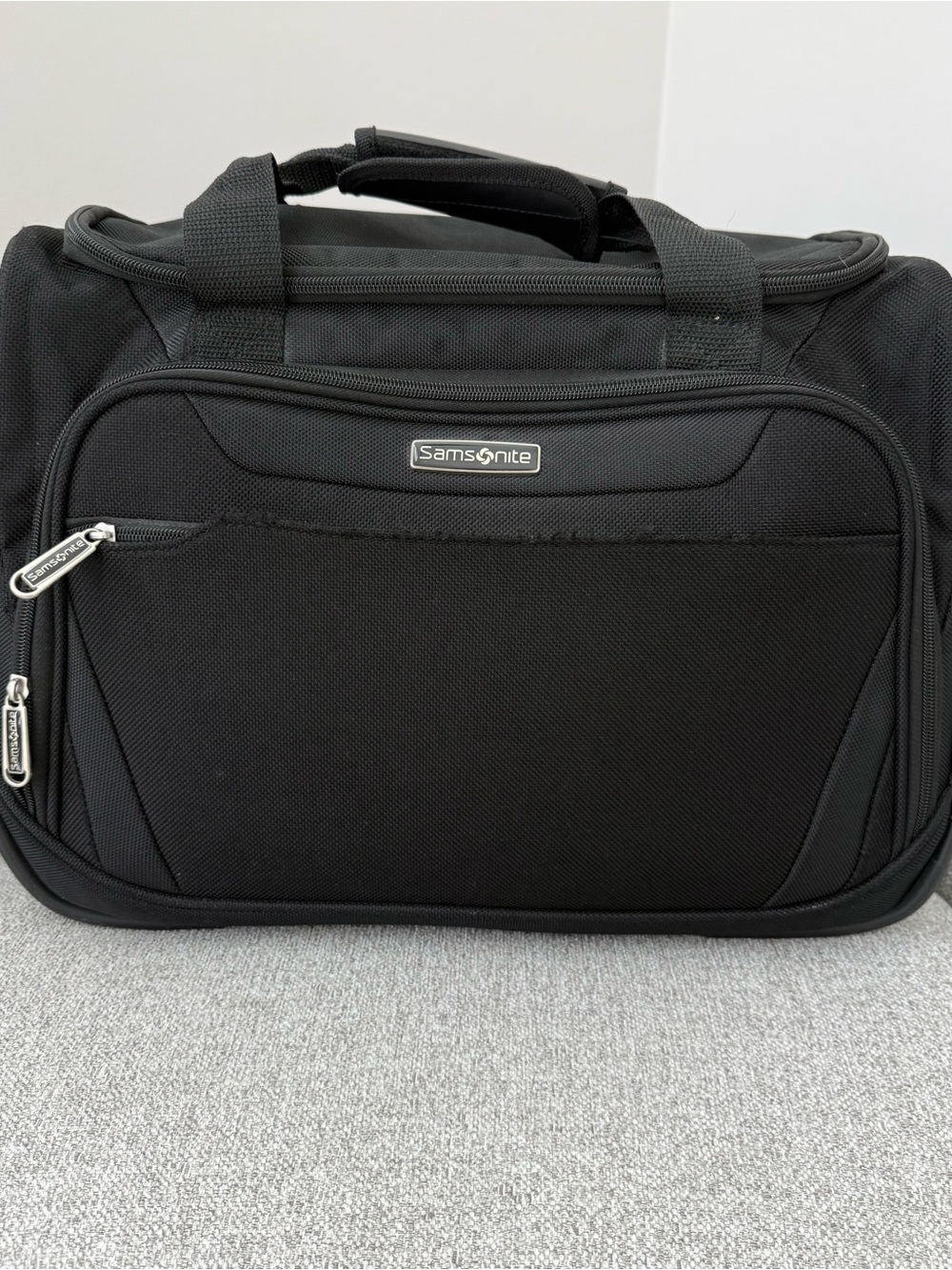 Samsonite Black Carry On or Overnight Bag - Had Shoulder Strap